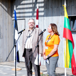 Andris Vilks, Latvijos nacionalinės bibliotekos direktorius ir Janne Andresoo, Estijos nacionalinės bibliotekos direktorė