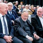 Prof. dr. Renaldas Gudauskas, prof. Vytautas Landsbergis, Česlovas Juršėnas