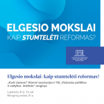 Renginys „Elgesio mokslai: kaip stumtelėti reformas“