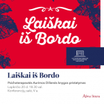 Knygos „Laiškai iš Bordo“ pristatymas