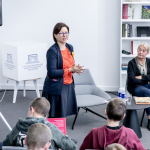 Nacionalinės bibliotekos Vaikų ir jaunimo literatūros departamento Tyrimų ir sklaidos skyriaus vadovė Inga Mitunevičiūtė