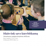 Virtualiosios realybės kūrybinės dirbtuvės „Išlaisvink savo kūrybiškumą“