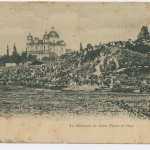 Senieji Lietuvos atvirukai ir fotografijos. Vilnius ir jo apylinkės. Vilna. La kermesse de Saint Pierre et Paul. – 1902 © epaveldas.lt